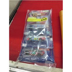 3 Nascar "Winners" cars & trading cards