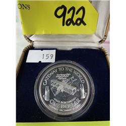 1879-1979 Richmond centennial dollar w/ case