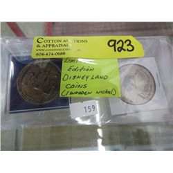 Limited edition Disneyland coins