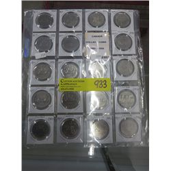 19 CDN dollars - 1968-1986 each year