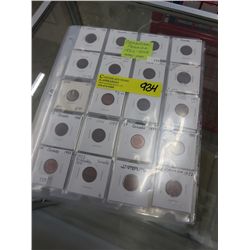 Binder of CDN pennies 1926-2012 every year