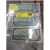 Image 1 : 3 CDN Centennial $1 bank notes - Mint