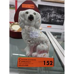 Victorian Staffordshire dog figurine