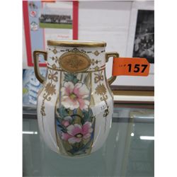 Vintage hand painted Nippon vase