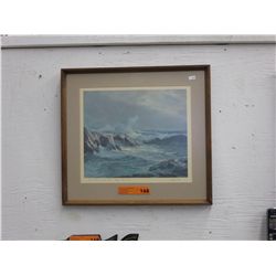 Signed print of Peggy's Cove by de Garthe