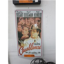 Casablanca tin sign - 9" x 17"