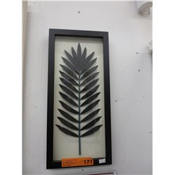 Framed 3D art of a fern