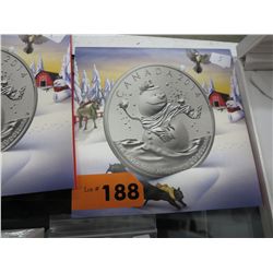 2014 Canada $20.00 .9999 silver coin with pamphlet