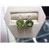 Image 1 : New pair peridot & diamond earrings.