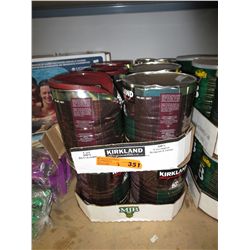 12 x 3lb cans of Kirkland fine ground coffee