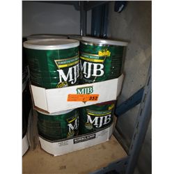 12 x 3lb cans of MJB fine ground coffee