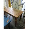 Image 1 : Sturdy wood table - farmhouse design