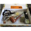 Image 1 : Cigar box containing collectible items