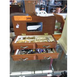 Jewelry box & contents