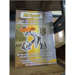 Boot, shoe, glove & helmet dryer