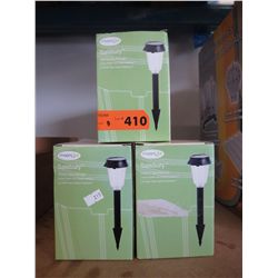 5 Solar path lights
