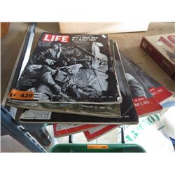 5 x 1950's & 1960's Life Magazines