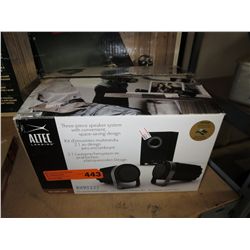 Altec Lansing compact 3 pc speaker system