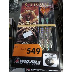 3 pkgs of Ghoul sliver dart-softip darts, 16 gram