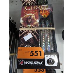 3 pkgs of Ghoul sliver dart-softip darts, 18 gram