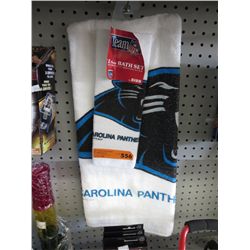 2 pc bath set for the Carolina Panthers