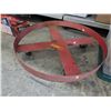 Image 1 : Round metal trolley on casters