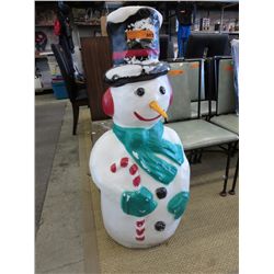 Plastic snowman