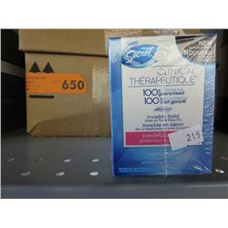 Case of Secret Clinical antiperspirant/deodorant