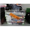 Image 1 : 11 XBOX 360 games and 1 controller