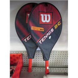 2 Tennis rackets