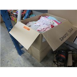 2 Boxes of baby and children's clothing