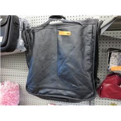 Leather garment bag