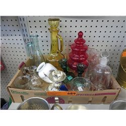 Vintage and collectible glass items