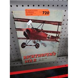 Vintage Richthofen's War book case game