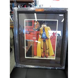 Framed print "At the Ready"