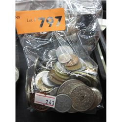 1 Pound bag of coins and tokens