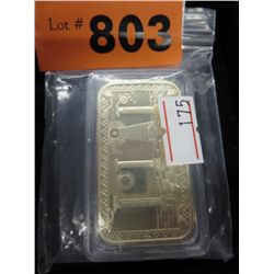 Masonic gold plated art bar