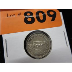 1940 New Zealand six pence