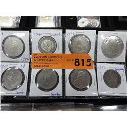 8 World coins & tokens - CDN, German, etc