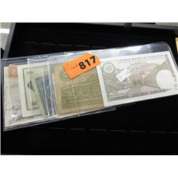 Foreign bank notes & CDN chq 1866