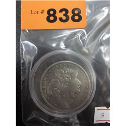 1889 US Morgan silver dollar -.900 Silver