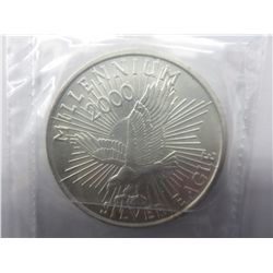 Millenium .999 1 oz. silver round.