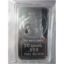Mint in capsule "Mayflower"  .999 silver bar