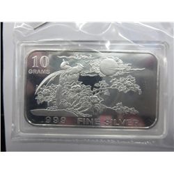 Mint in capsule "Japanese Sun & Garden" silver bar