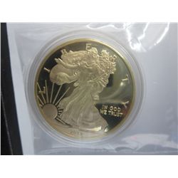 2013 American Walking Lady Liberty & eagle round