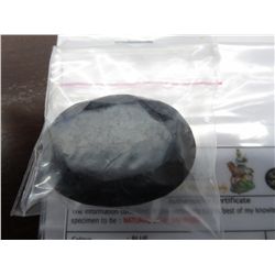 Certified HUGE oval 158 CT blue sapphire gemstone