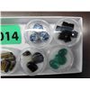Image 4 : 10 gem jars filled with miscellaneous gems