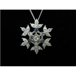 Sterling silver winter snowflake