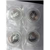 Image 1 : 4 x .999 silver Australia round
