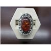 Image 1 : Custom made Baltic amber ring